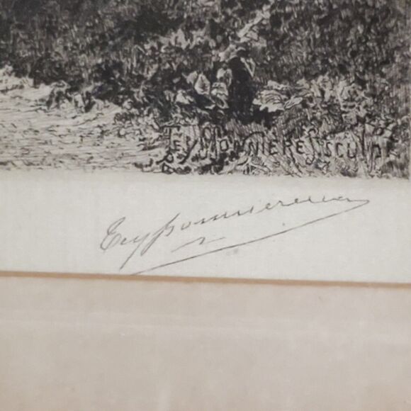 Antique Pierre Salvy Frederic Teysonnieres 1834 ART Framed 18.5x15.5 Inch - Picture 3 of 6